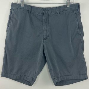 Uniqlo Shorts Men's L Gray 100% Cotton 9" Inseam Waist 33in-36in